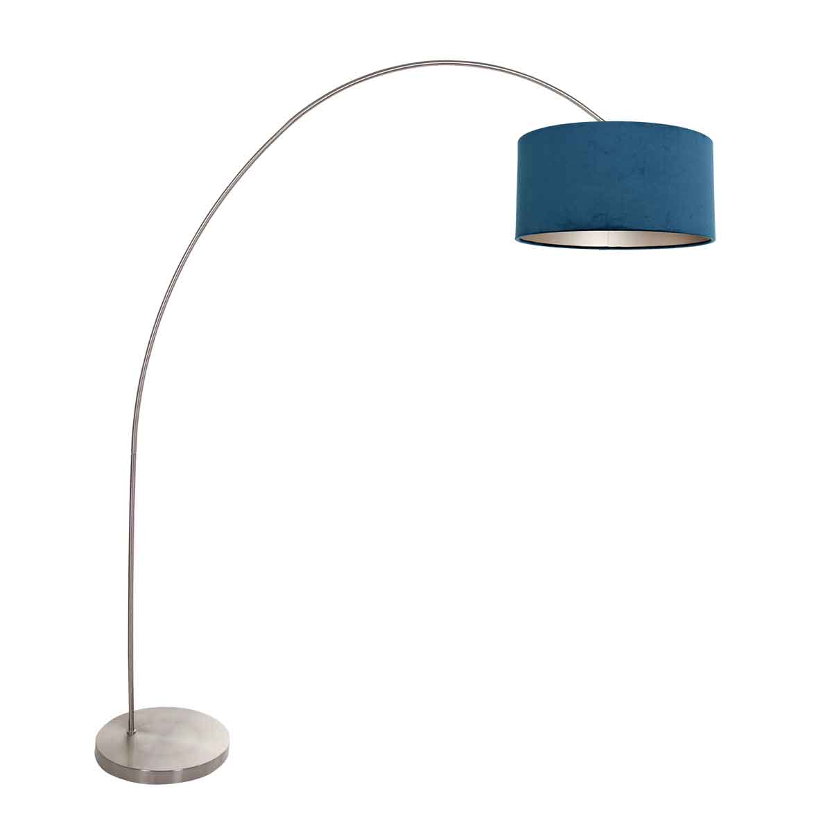 lampadaire-arc-classique-en-acier-avec-abat-jour-bleu-mexlite-solva-3914st