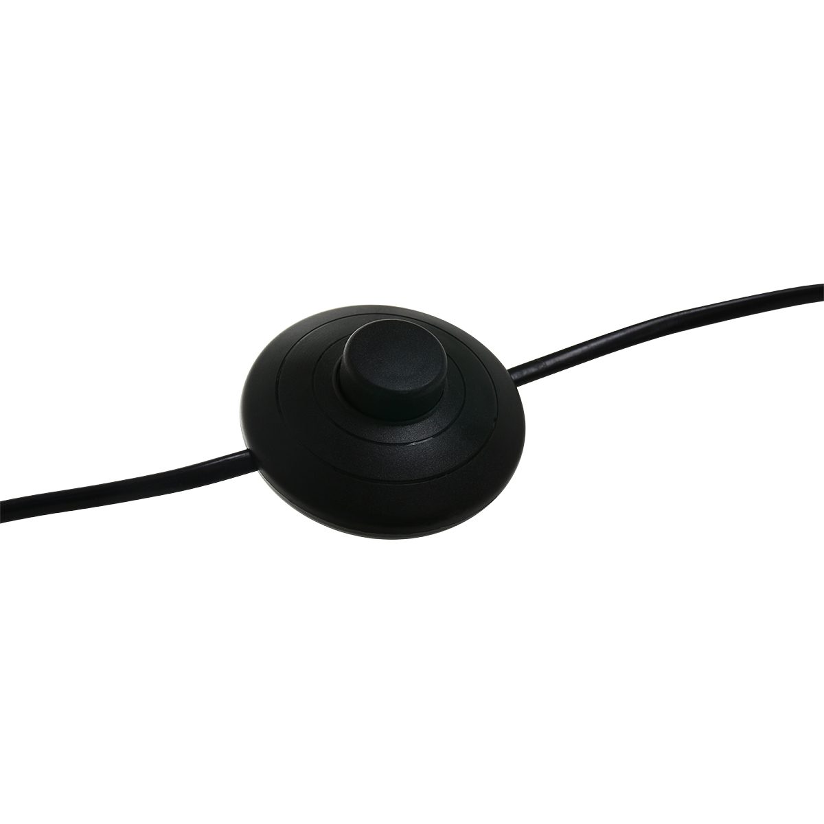 Lampadaire arc moderne noir avec abat-jour gris Mexlite Solva – Image 10