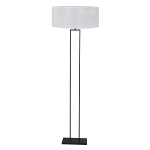 lampadaire-industriel-noir-avec-abat-jour-blanc-steinhauer-stang-3850zw
