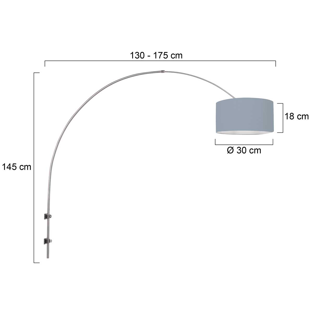 Lampe arc légère Steinhauer Sparkled Light – Image 6