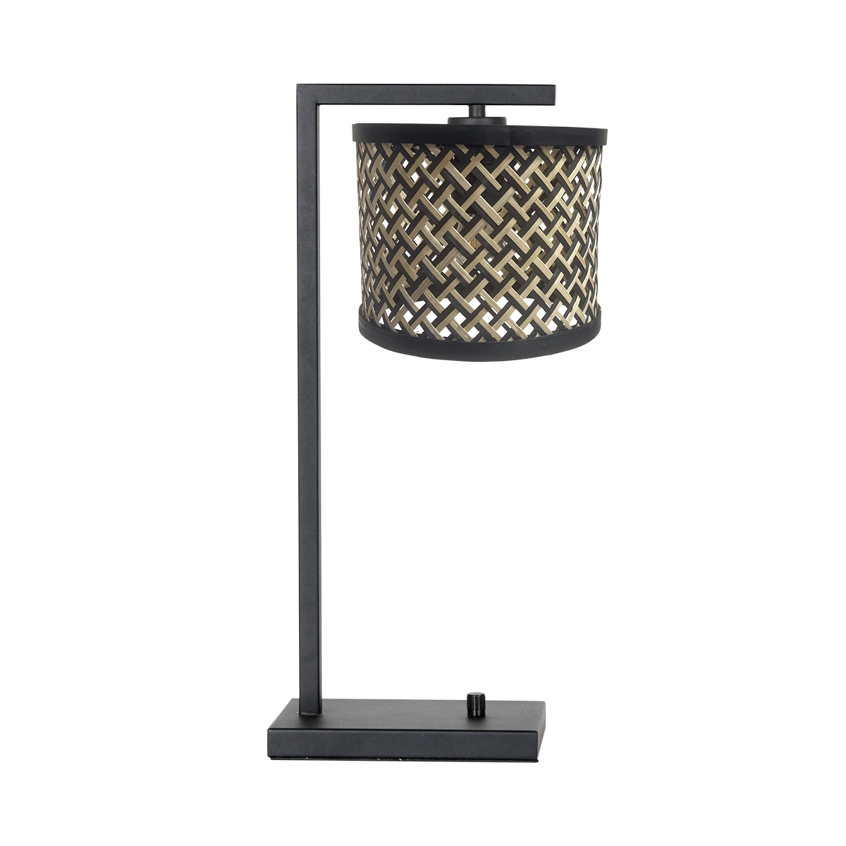 lampe-de-table-industrielle-noire-avec-abat-jour-en-osier-steinhauer-stang-3715zw