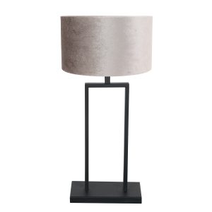 lampe-de-table-industrielle-noire-avec-abat-jour-gris-steinhauer-stang-3858zw