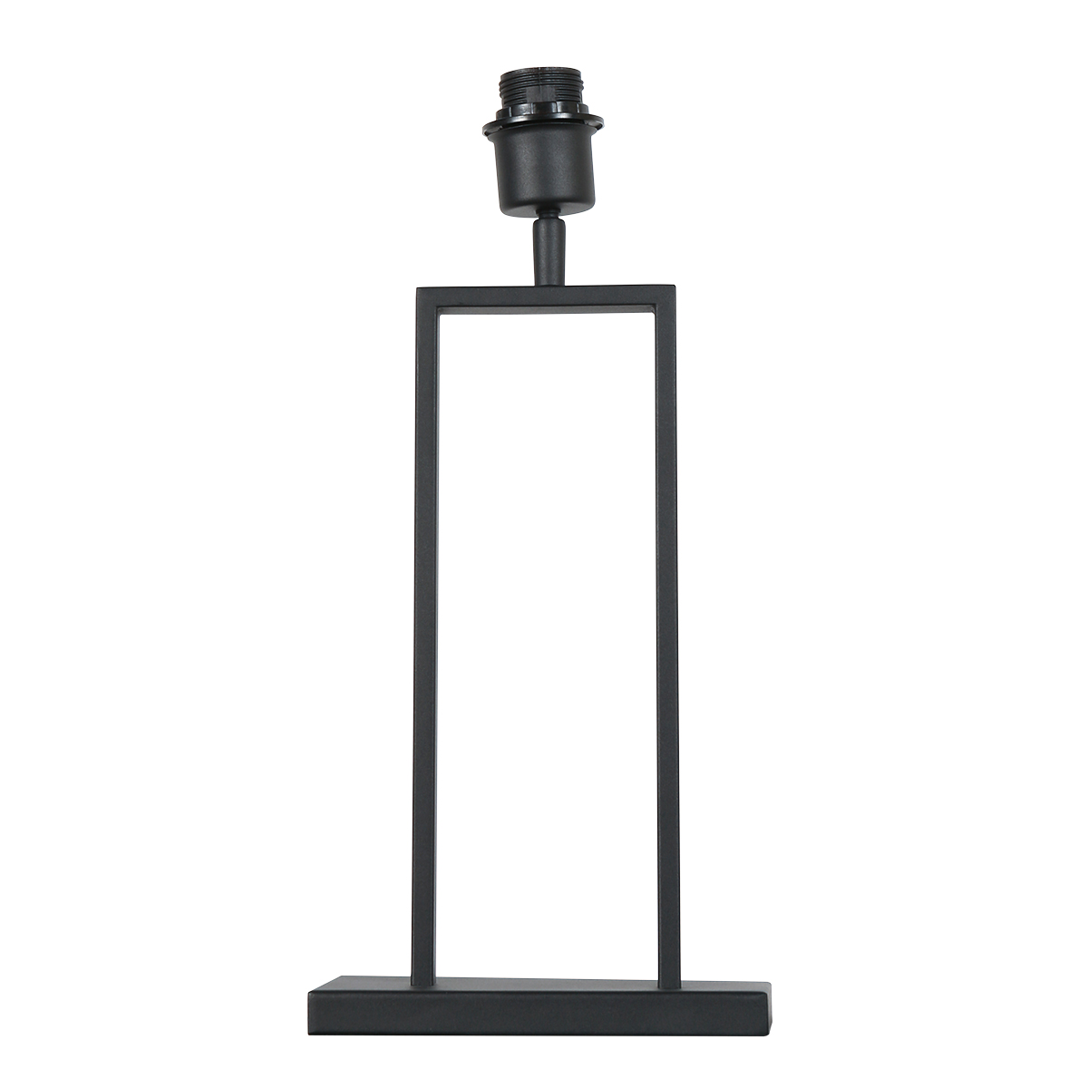 Lampe de table industrielle noire avec abat-jour gris Steinhauer Stang – Image 2