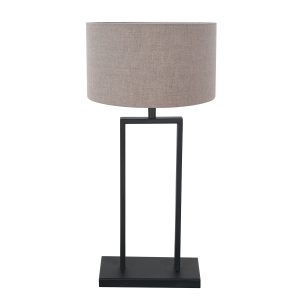 lampe-de-table-industrielle-noire-avec-abat-jour-gris-steinhauer-stang-3861zw