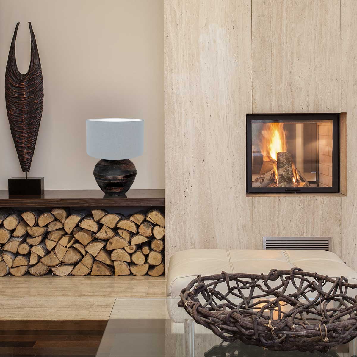 Lampe de table robuste Anne Light & Home Lyons – Image 3