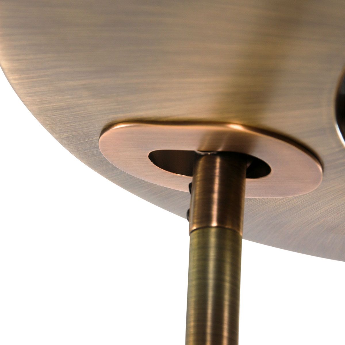 Lampadaire classique en métal bronze Steinhauer Zenith LED – Image 12