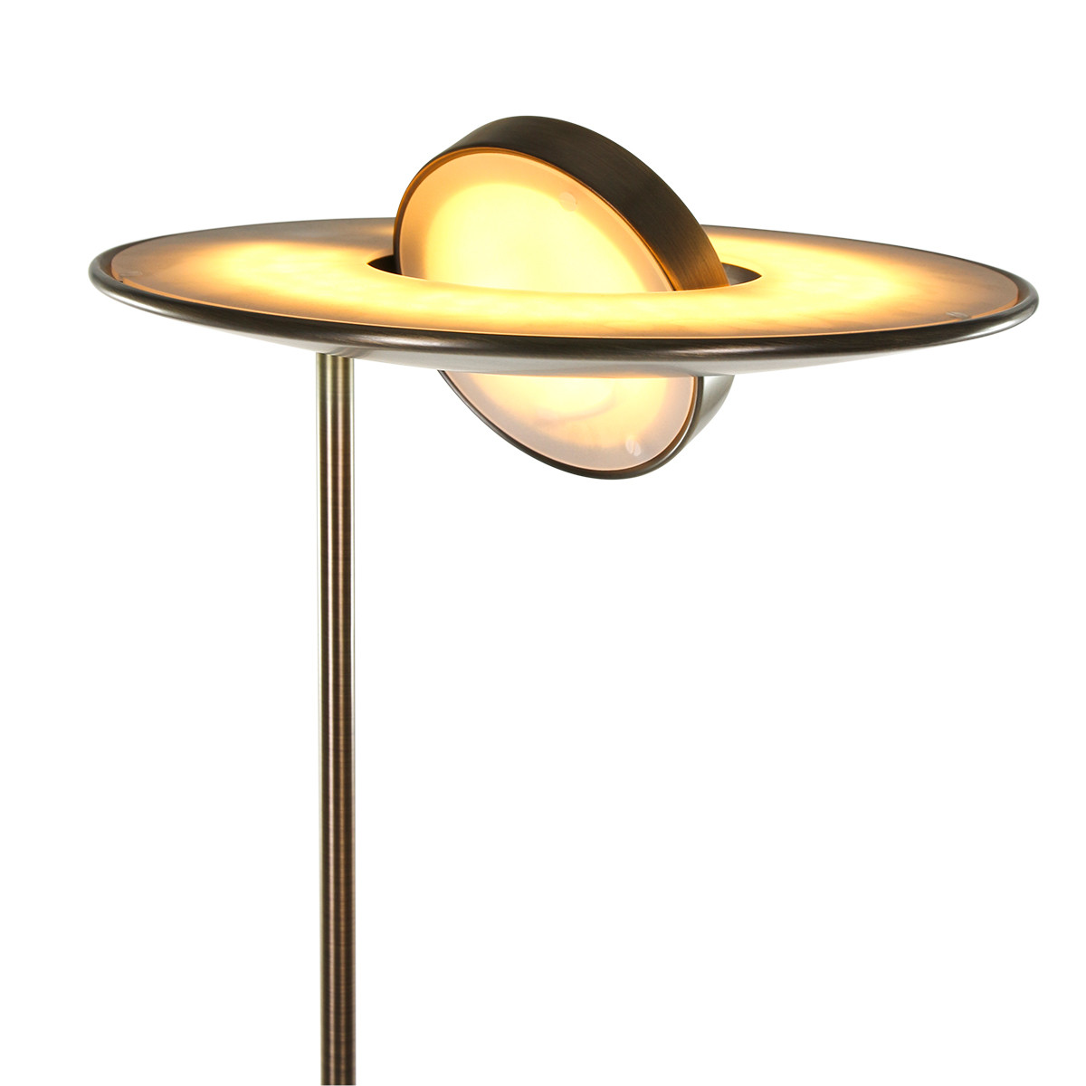 Lampadaire classique en métal bronze Steinhauer Zenith LED – Image 16