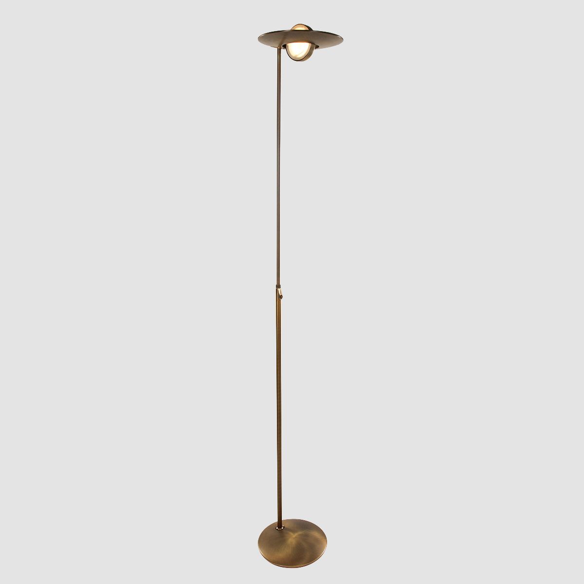 Lampadaire classique en métal bronze Steinhauer Zenith LED – Image 17