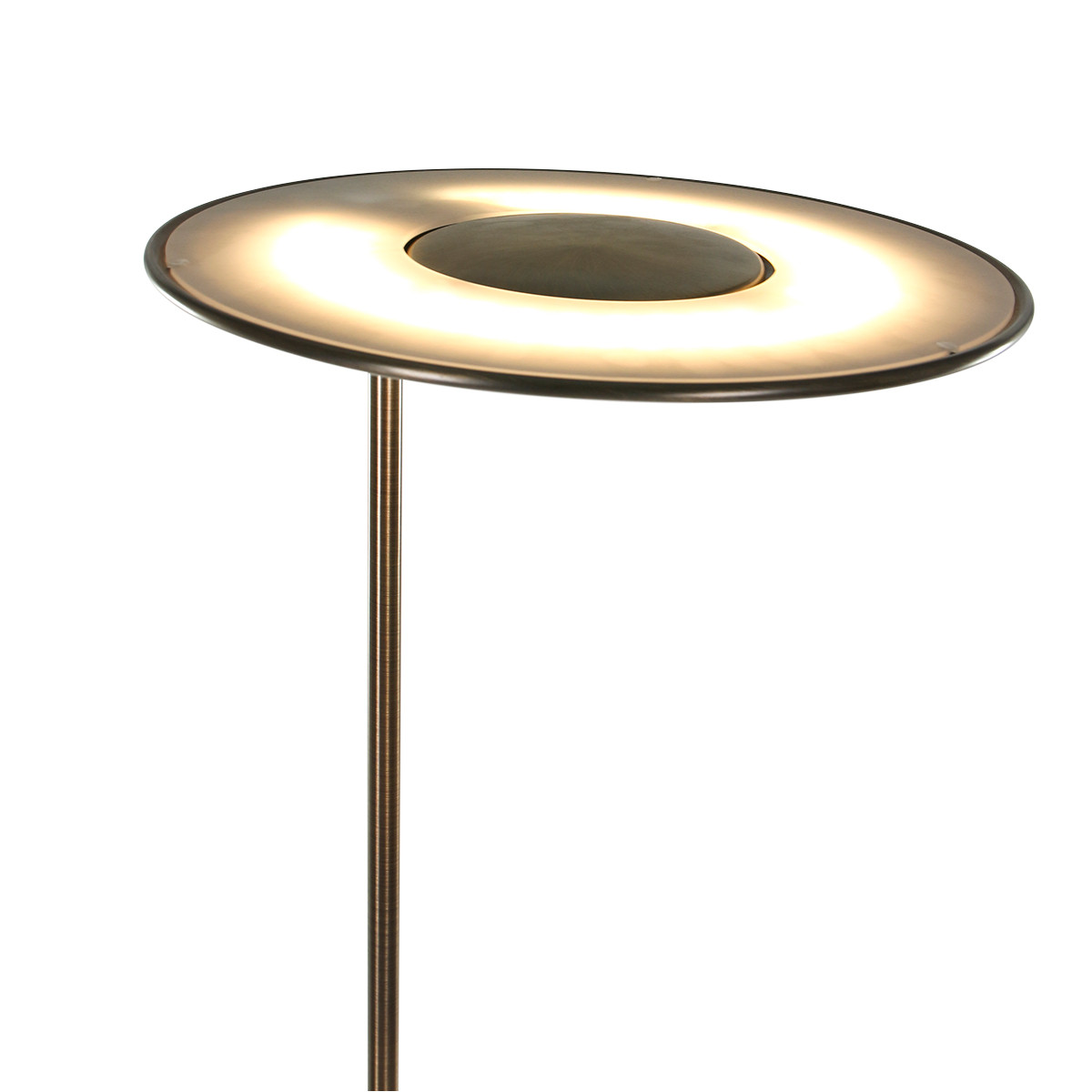 Lampadaire classique en métal bronze Steinhauer Zenith LED – Image 6