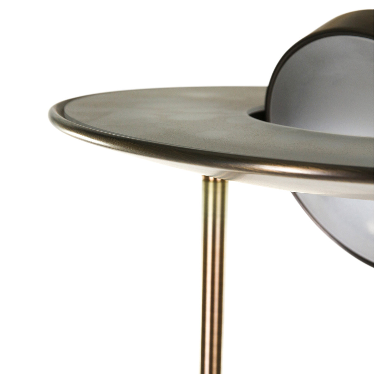 Lampadaire classique en métal bronze Steinhauer Zenith LED – Image 7