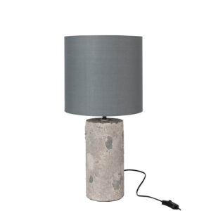 moderne-grijze-tafellamp-natuurstenen-voet-jolipa-greta-15507-1