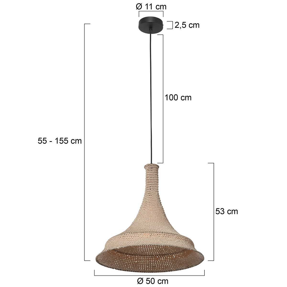 Lampadaire noir contemporain rotatif Anne Light & Home Marrakesch – Image 7