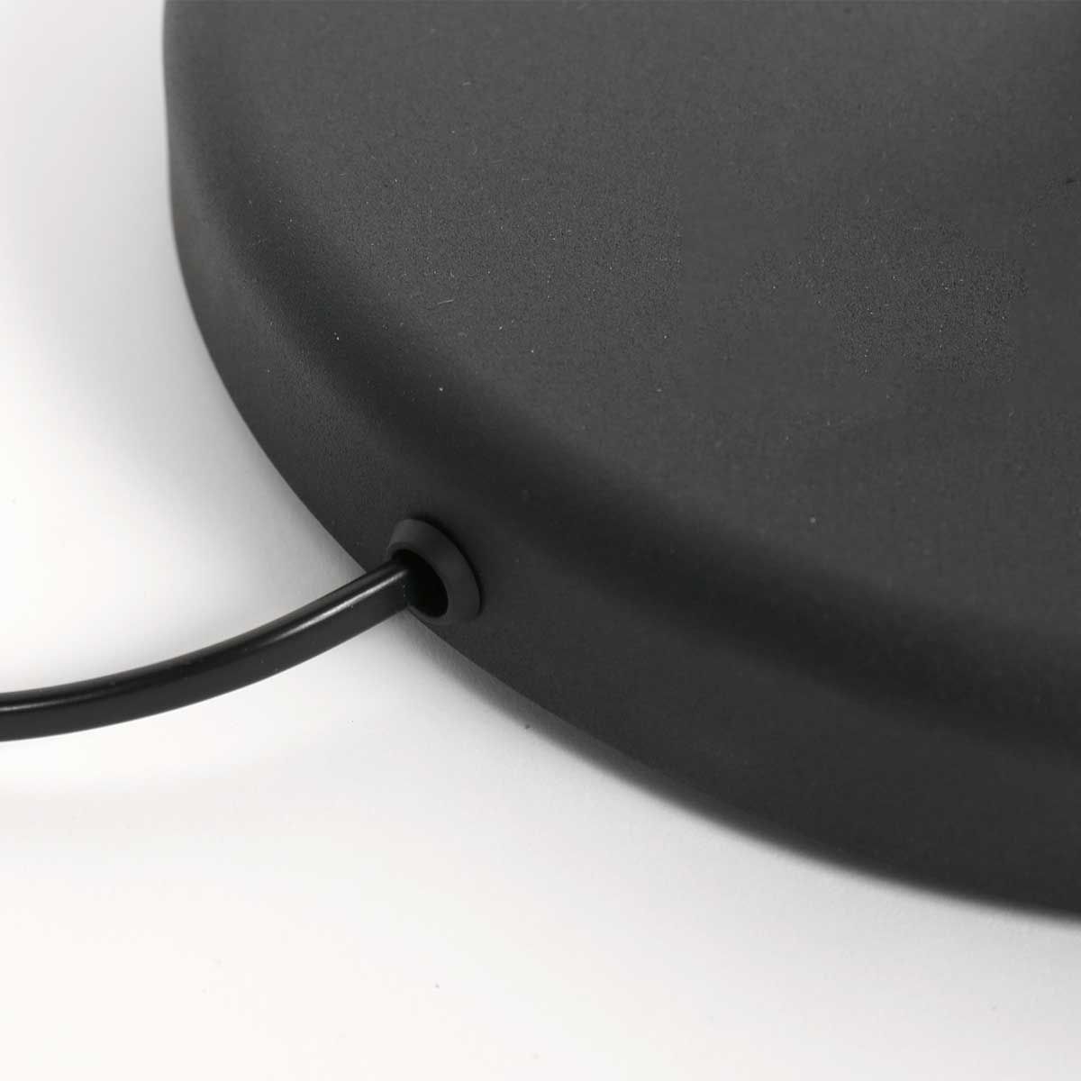 Lampadaire industriel noir avec abat-jour noir Mexlite Bella – Image 8