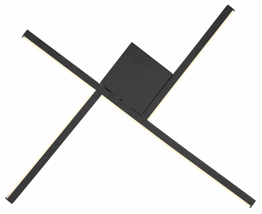 Applique géométrique noir aluminium Globo Wl Led – Image 3