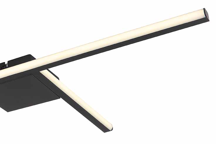 Applique géométrique noir aluminium Globo Wl Led – Image 4