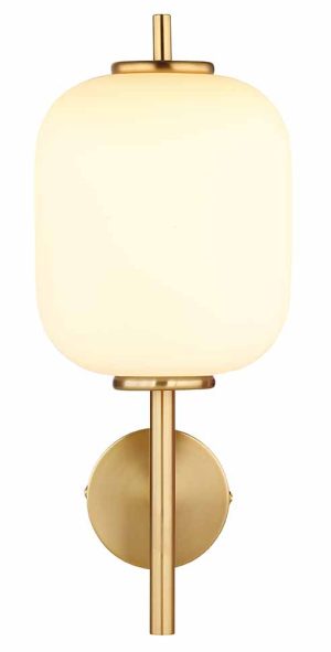 Alternative view of Applique murale classique en métal laiton Globo Ewald