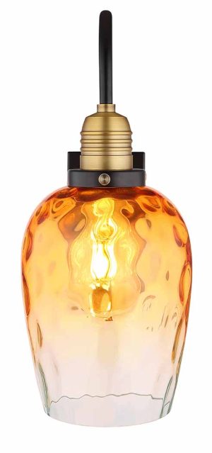 Alternative view of Applique murale classique en métal noir Globo Salvy