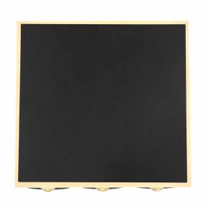 Alternative view of Applique murale design carrée métal noir Globo Saidy