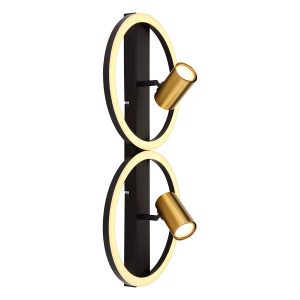 applique-murale-double-noir-dorée-avec-miroir-globo-marrie-57033-2