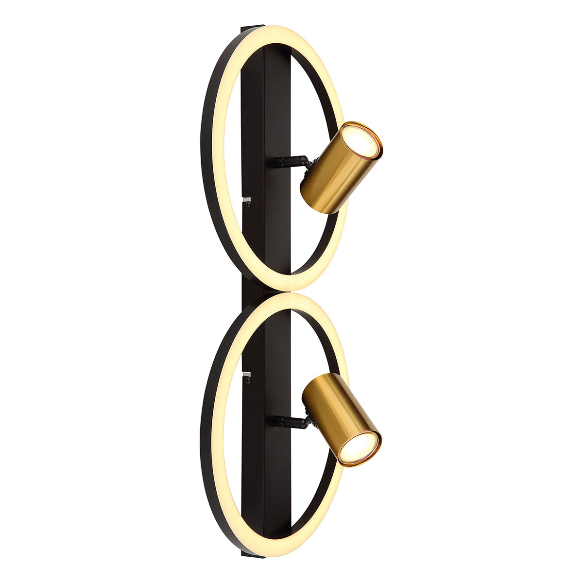 applique-murale-double-noir-dorée-avec-miroir-globo-marrie-57033-2