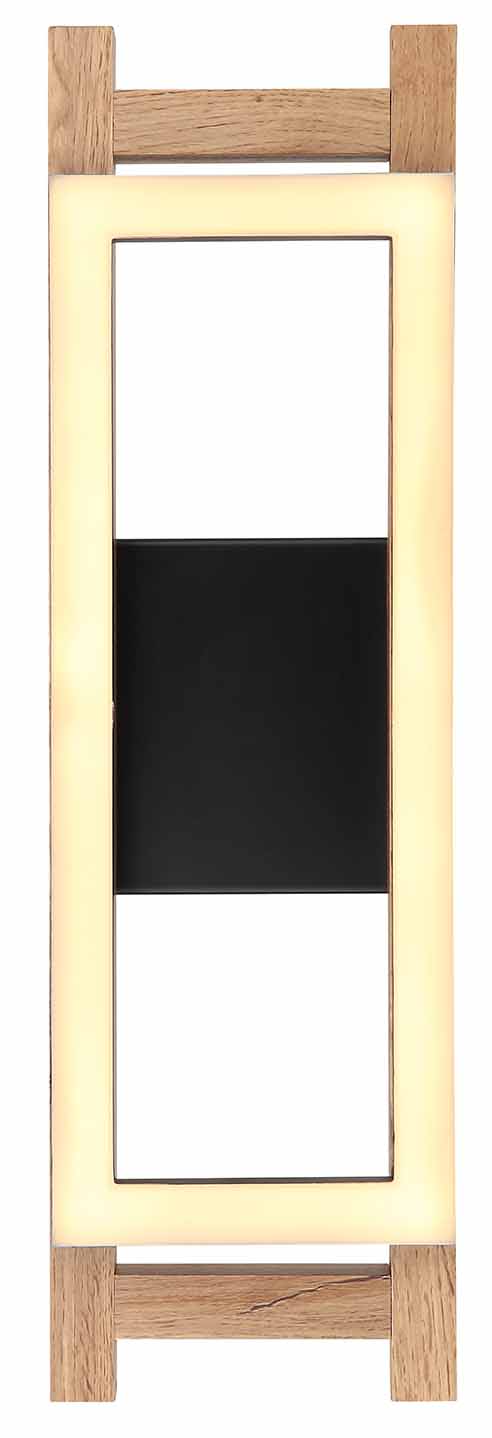 Applique murale moderne allongée noire Globo Illa – Image 2