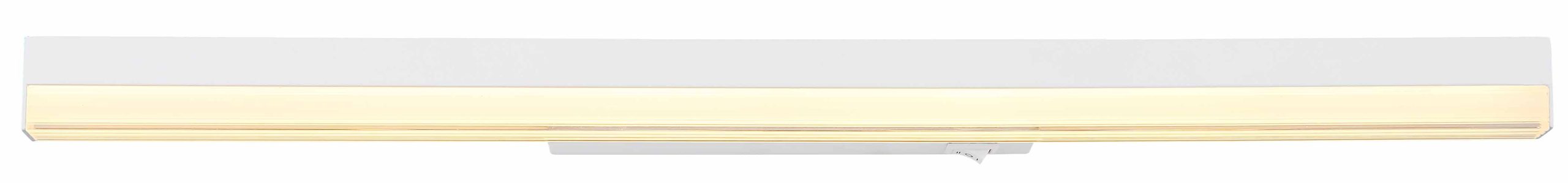 Applique murale moderne blanche allongée Globo Sallo – Image 2