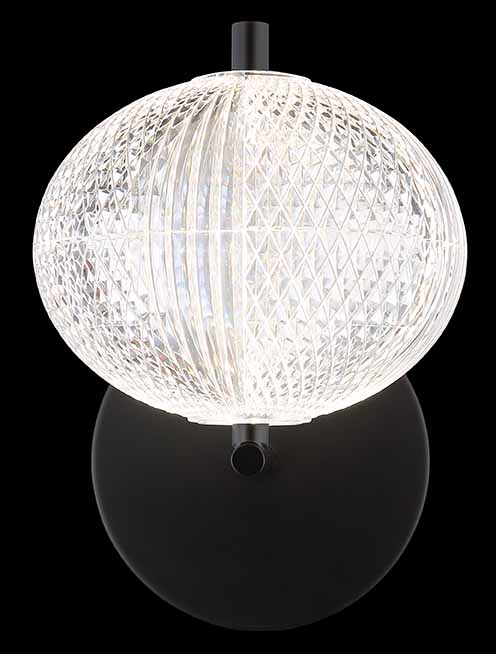 Applique murale moderne boule noire Globo Aida – Image 4