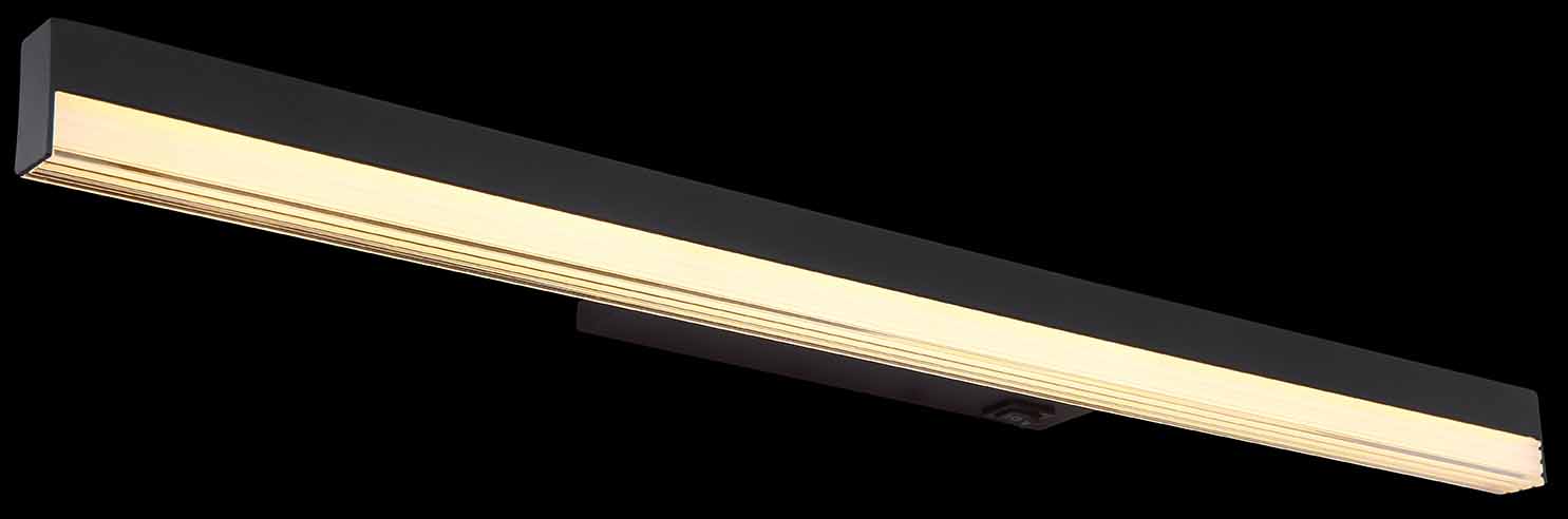 Applique murale moderne en barre noire Globo Sallo – Image 3