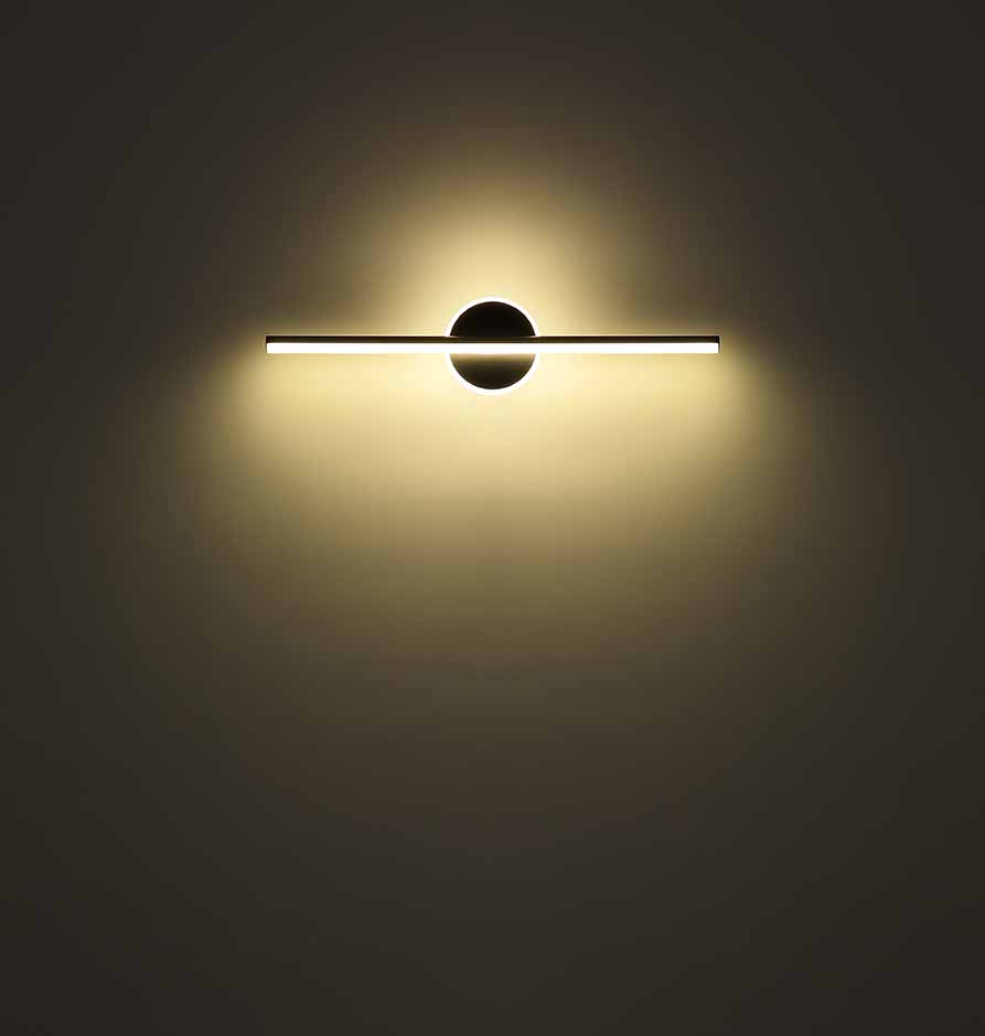 Applique murale moderne en métal nickelé Globo Pepe – Image 3