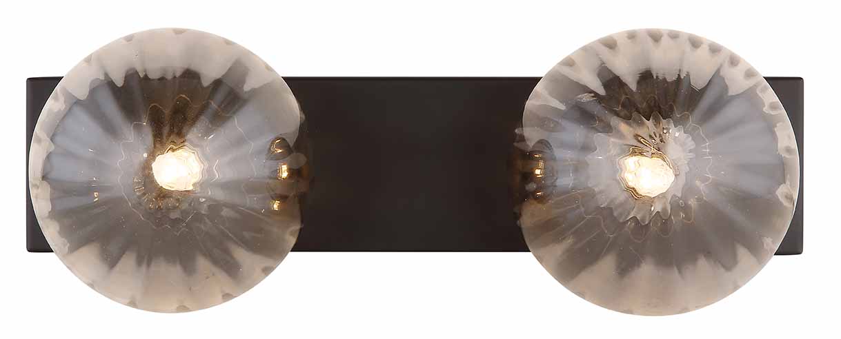 Applique murale moderne en métal noir Globo Dallerta – Image 3