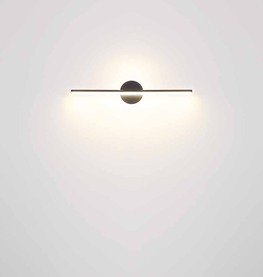 Applique murale moderne noire en métal Globo Pepe – Image 4