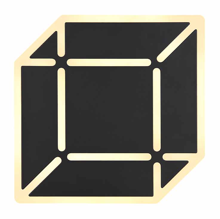 Applique murale moderne noire en métal Globo Xolli – Image 2