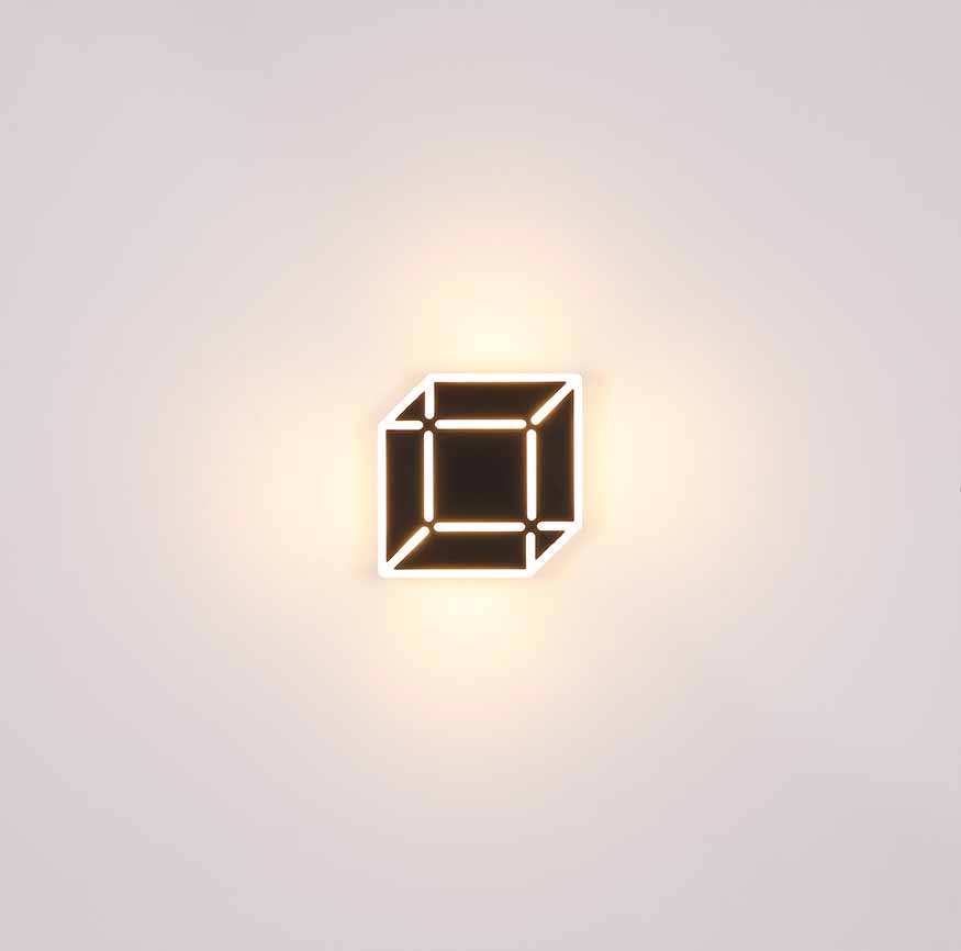 Applique murale moderne noire en métal Globo Xolli – Image 4