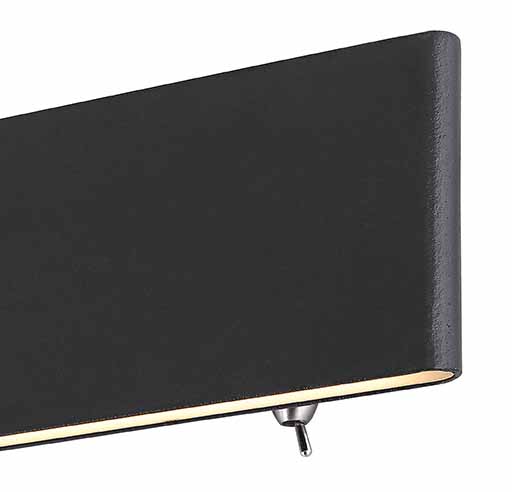 Applique murale moderne noire rectangulaire Globo Siegfried – Image 2