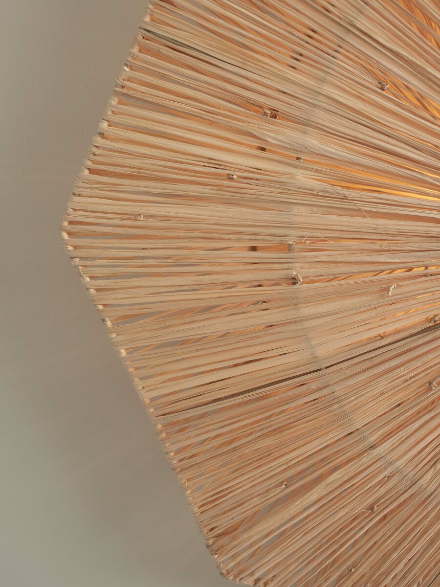 Applique murale octogonale raphia naturel L GOOD&MOJO Panama – Image 9