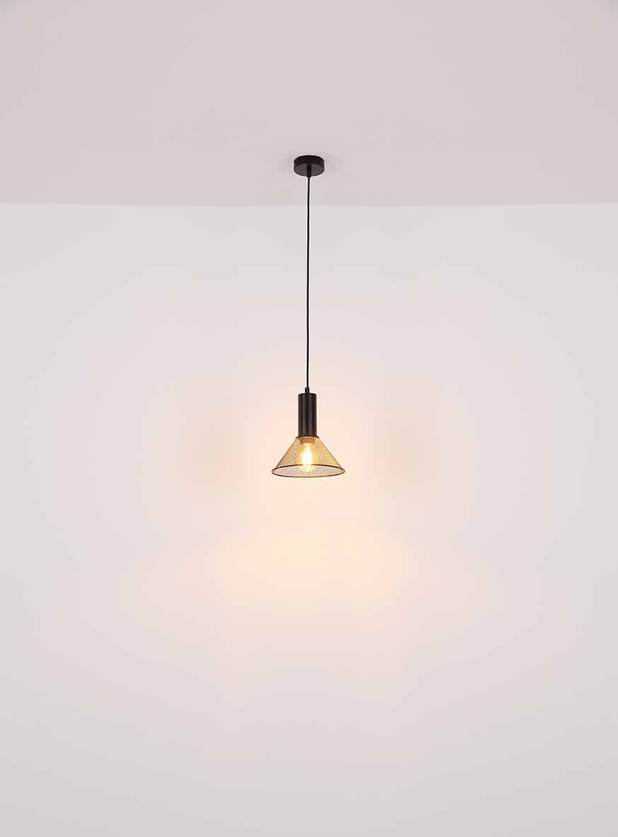 Applique murale rétro noire en métal Globo Jedd – Image 4