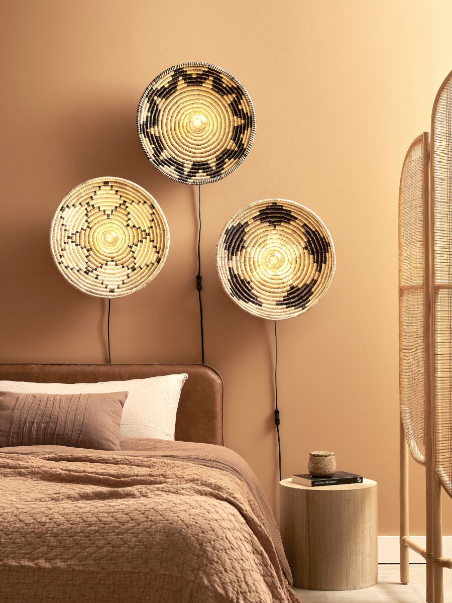 Applique murale rotin bohémien naturel/noir GOOD&MOJO Andros – Image 2