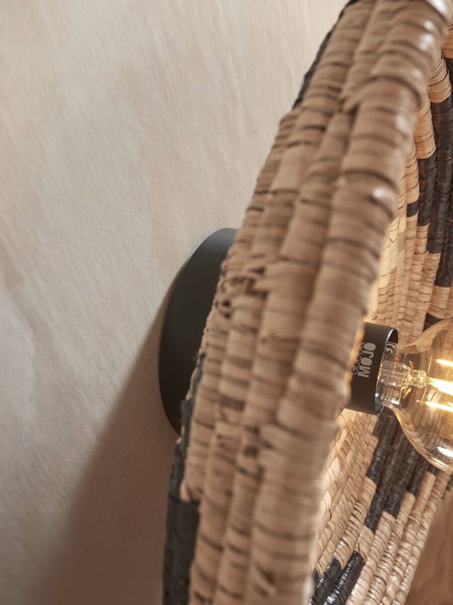 Applique murale rotin bohémien naturel/noir GOOD&MOJO Andros – Image 9