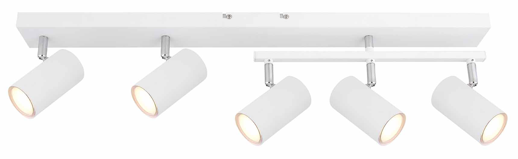 Barre blanche 5 spots Globo Robby – Image 2