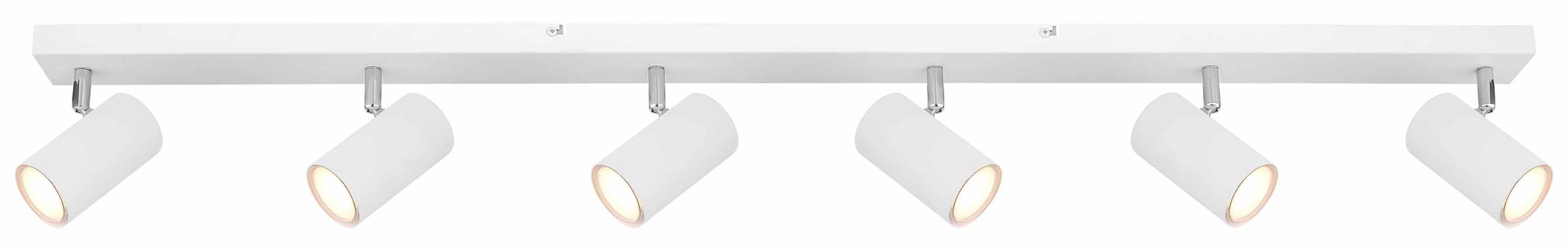 Barre blanche 6 spots Globo Robby – Image 2