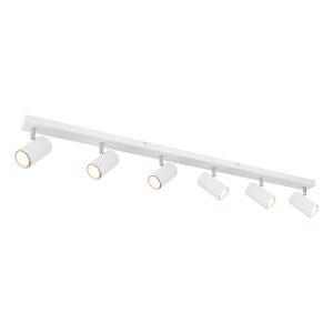 barre-blanche-6-spots-globo-robby-57911-6dw