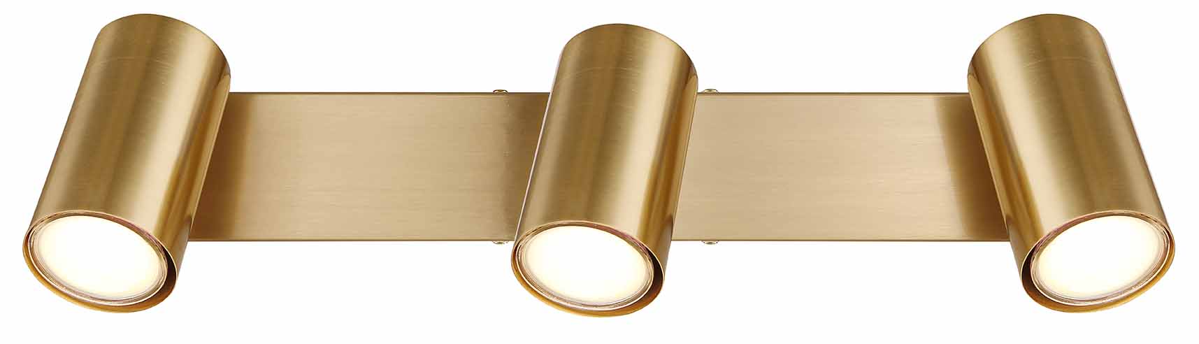 Barre de spots dorée 3 spots Globo Robby – Image 3