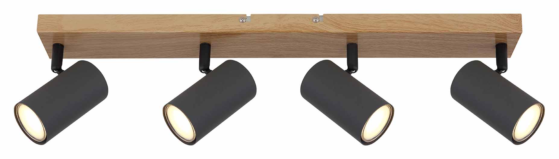 Barre de spots naturel 4 spots Globo Robby – Image 2