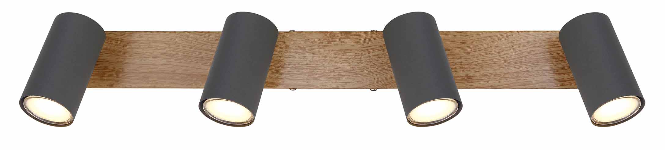 Barre de spots naturel 4 spots Globo Robby – Image 3