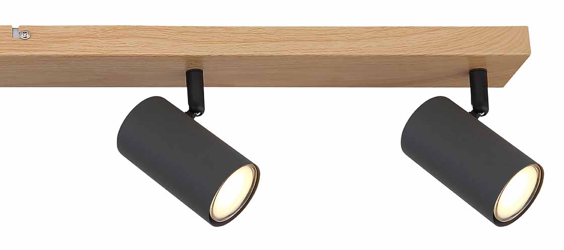 Barre naturelle 6 spots Globo Robby – Image 4