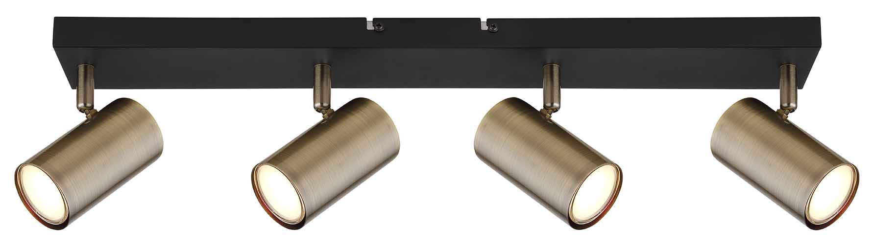 Barre noire 4 spots dorée Globo Robby – Image 2