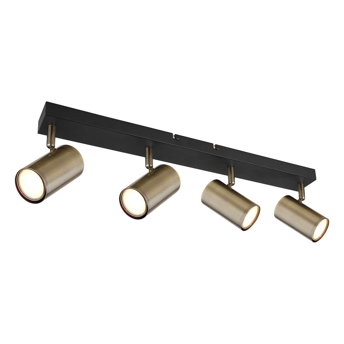 barre-noire-4-spots-dorée-globo-robby-57911-4m