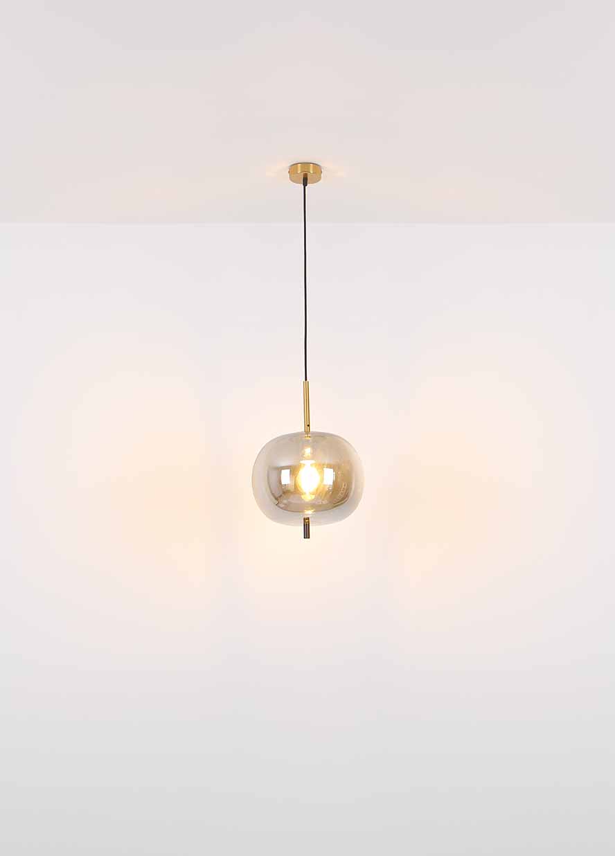 Lampadaire classique en métal nickel Globo Blacky I – Image 5