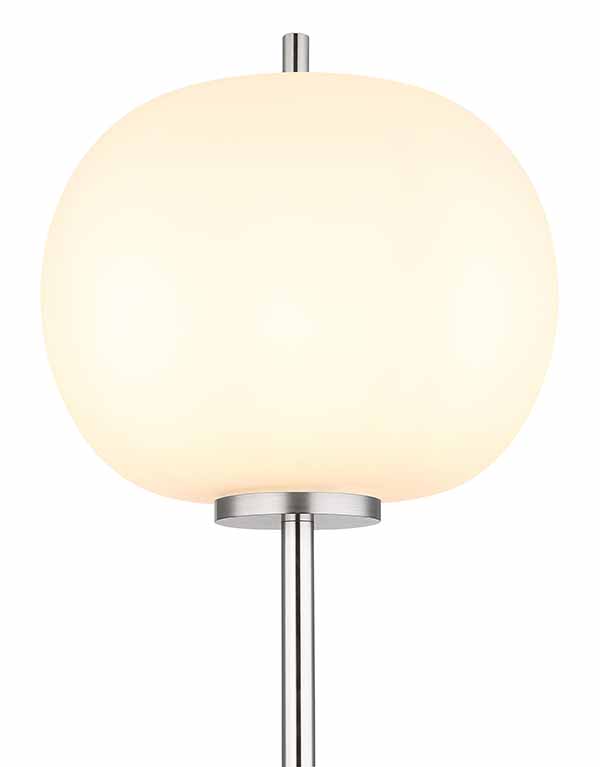 Lampe de table moderne en métal noir Globo Blacky – Image 2