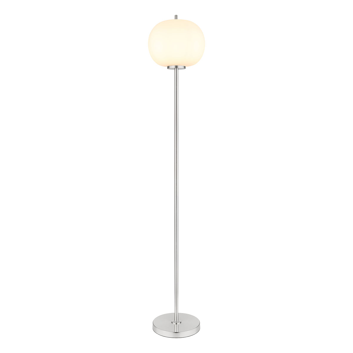 lampadaire-classique-en-nickel-métal-globo-blacky-i-15345sno